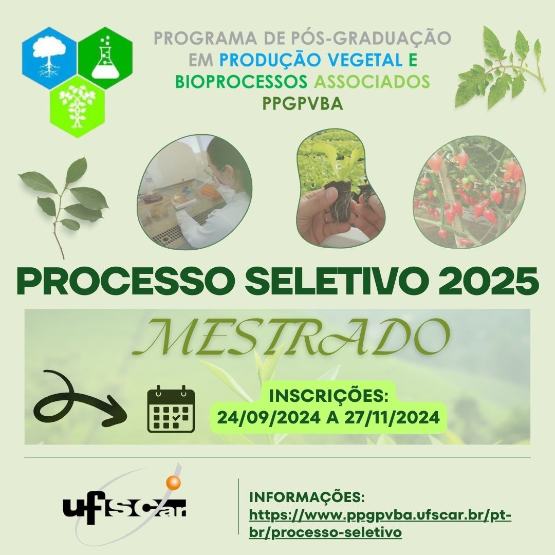 divulgação Processo Seletivo 2025